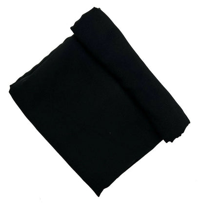 Black chiffon composite scarf