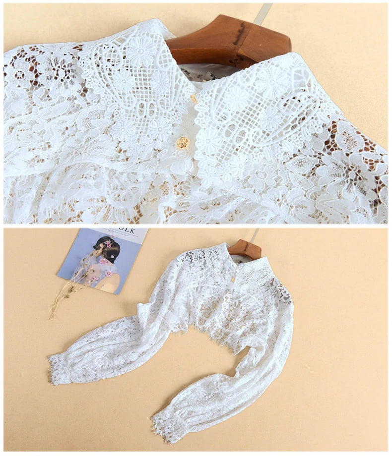 White collared blouse