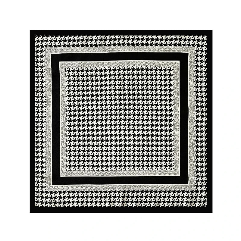 Black houndstooth scarf