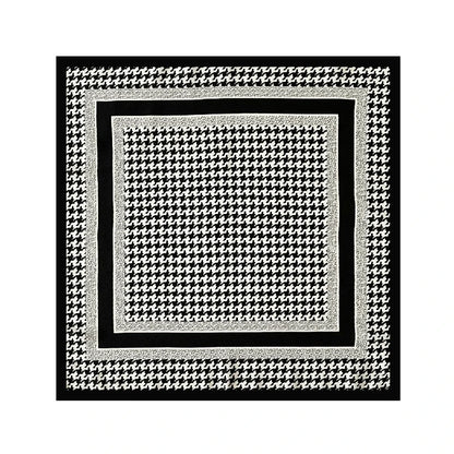 Black houndstooth scarf