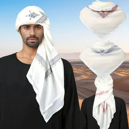 Embroidered headscarf