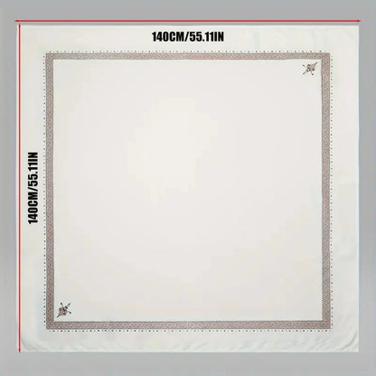 Unfolding embroidered Shemagh