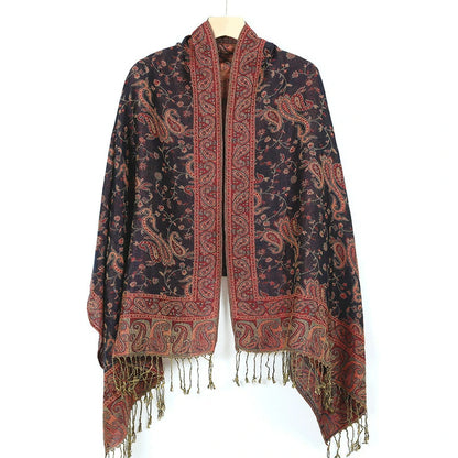 Black and Red Shawls