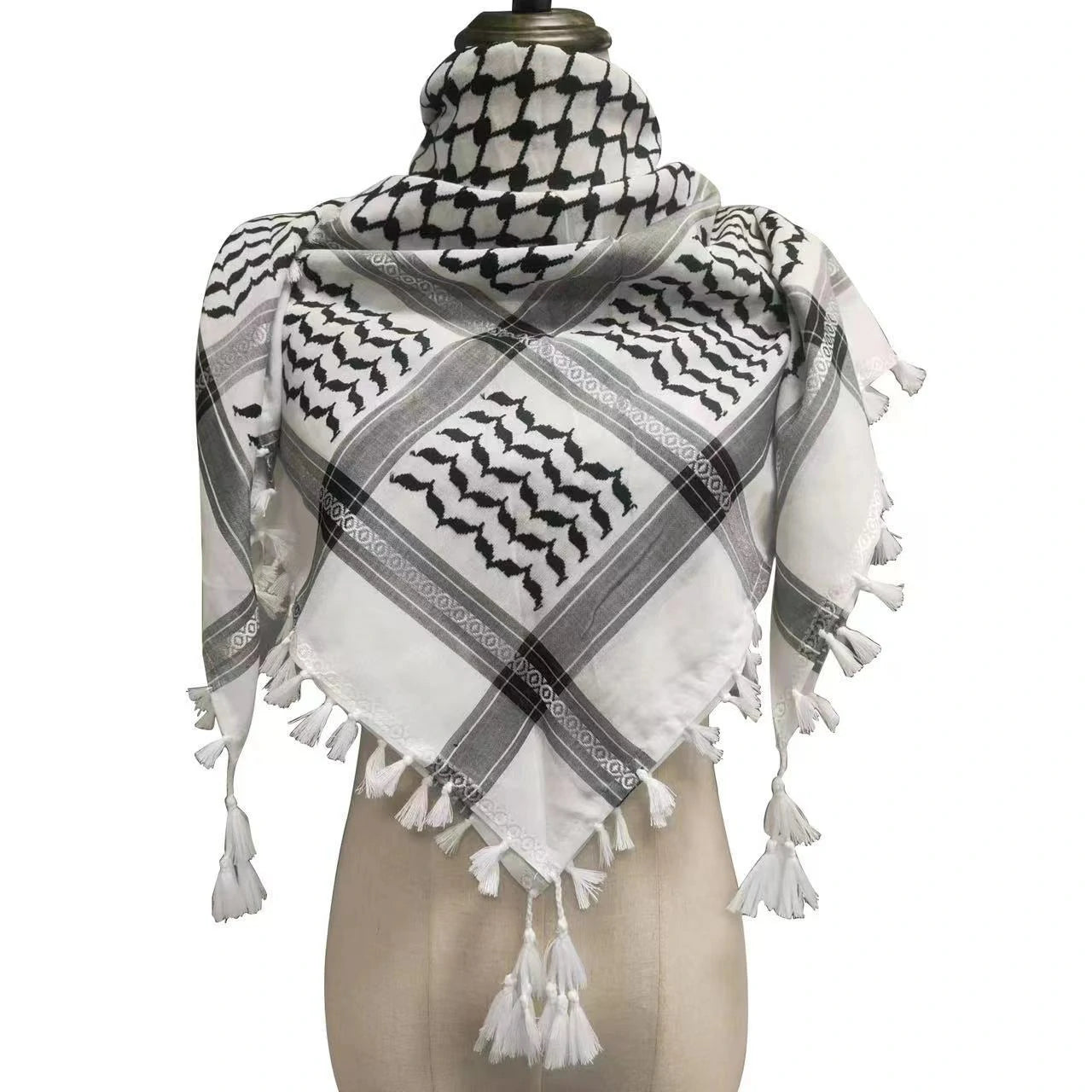 Arab Wrap With Tassel on the other side