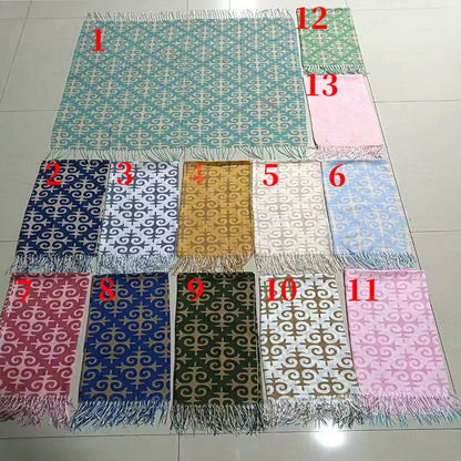 13 Colors Cross-Stitch Square Handkerchief